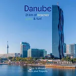 Charming 1Br And 1Lr Apt Modern Design Donaustadt