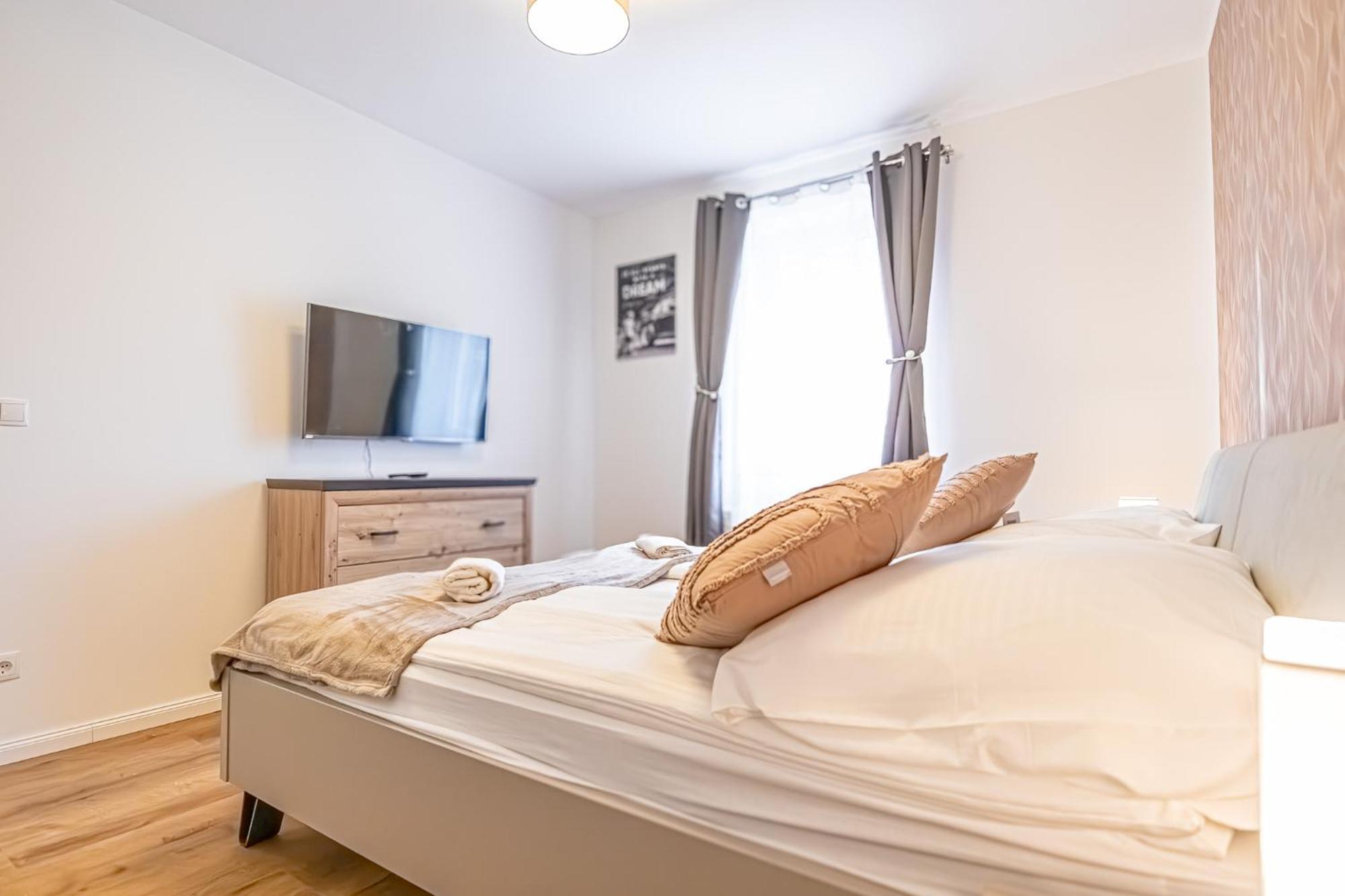 Apartamento Charming 1br And 1lr Modern Design Donaustadt *