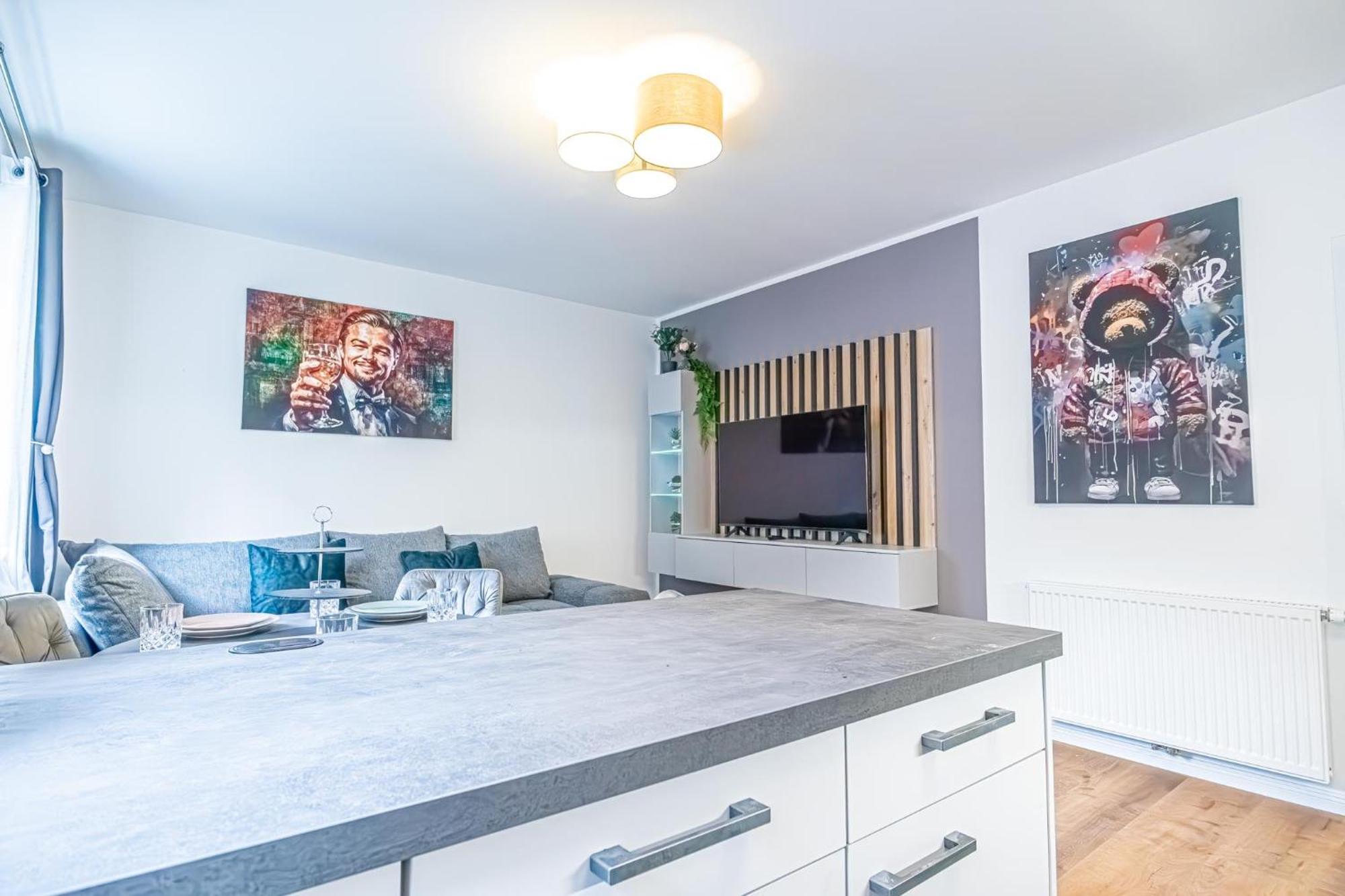 Charming 1br And 1lr Modern Design Donaustadt Apartamento *